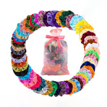 Daily Wearing Scrunchies Velvet Fabric Various Colors Shiny And Comfortable Stretchable And Elastic Durable Rubber Band High Quality Scrunchies