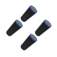4Pcs Waterproof Blue Plastic Car Trash Can Multi Use Car Storage Bin