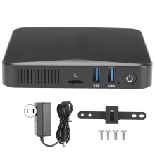 Mini computer desktop con supporto WiFi e Bluetooth, risoluzione 4K a 60Hz, alimentatore integrato, design antipolvere, mini PC con processore Intel