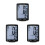 3Pcs Bike Speedometer Wireless Weather Resistant Multi-Function LCD 1
