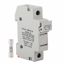 Disjoncteur miniature CC à déclenchement thermomagnétique à fermeture rapide pour panneaux solaires, systèmes de distribution d'énergie avec