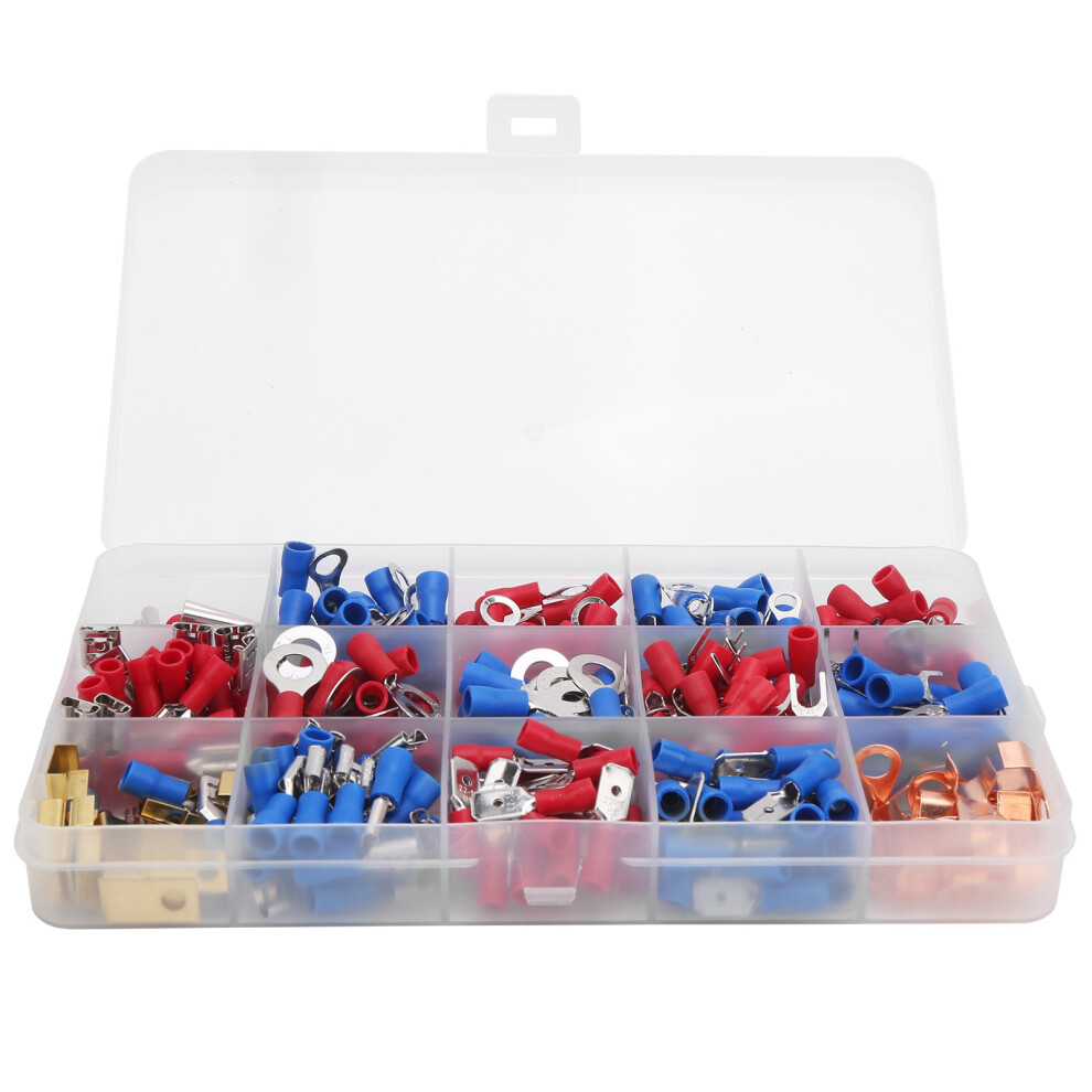 Cold Pressed Wire Terminals Wire Connector Kit Crimp Connectors Electrical Terminals Marine Auto Grade Insulated Tinned Brass Waterproof Flame 9049227886166