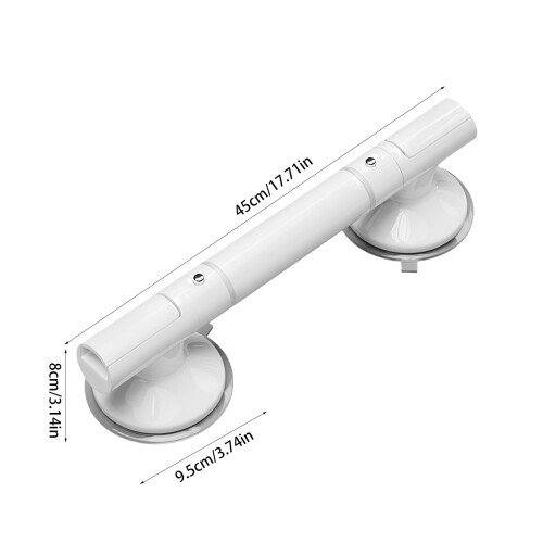 Suction Cup Bathroom Grab Bar Non-Slip 1 Pack 2