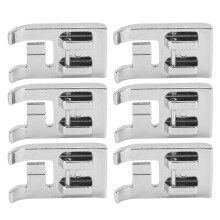 Easy Handling Rolled Hem Presser Foot Hemming Foot Kit for Household Sewing Machine Snap On Foot Wide And Narrow Sizes Durable Hard Metal Zig Zag