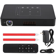 Smart Home Projector With Bluetooth5.2Wireless Mirroring WiFi6, 4K Supported Auto Focus Keystone Correction Multi Device Connection Rechargeable