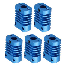 Hittebestendige volledig metalen conversiekit voor 3D-printer hotend vervanging Prusa I3MK3-compatibele aluminium koelplaat, eenvoudige installatie.
