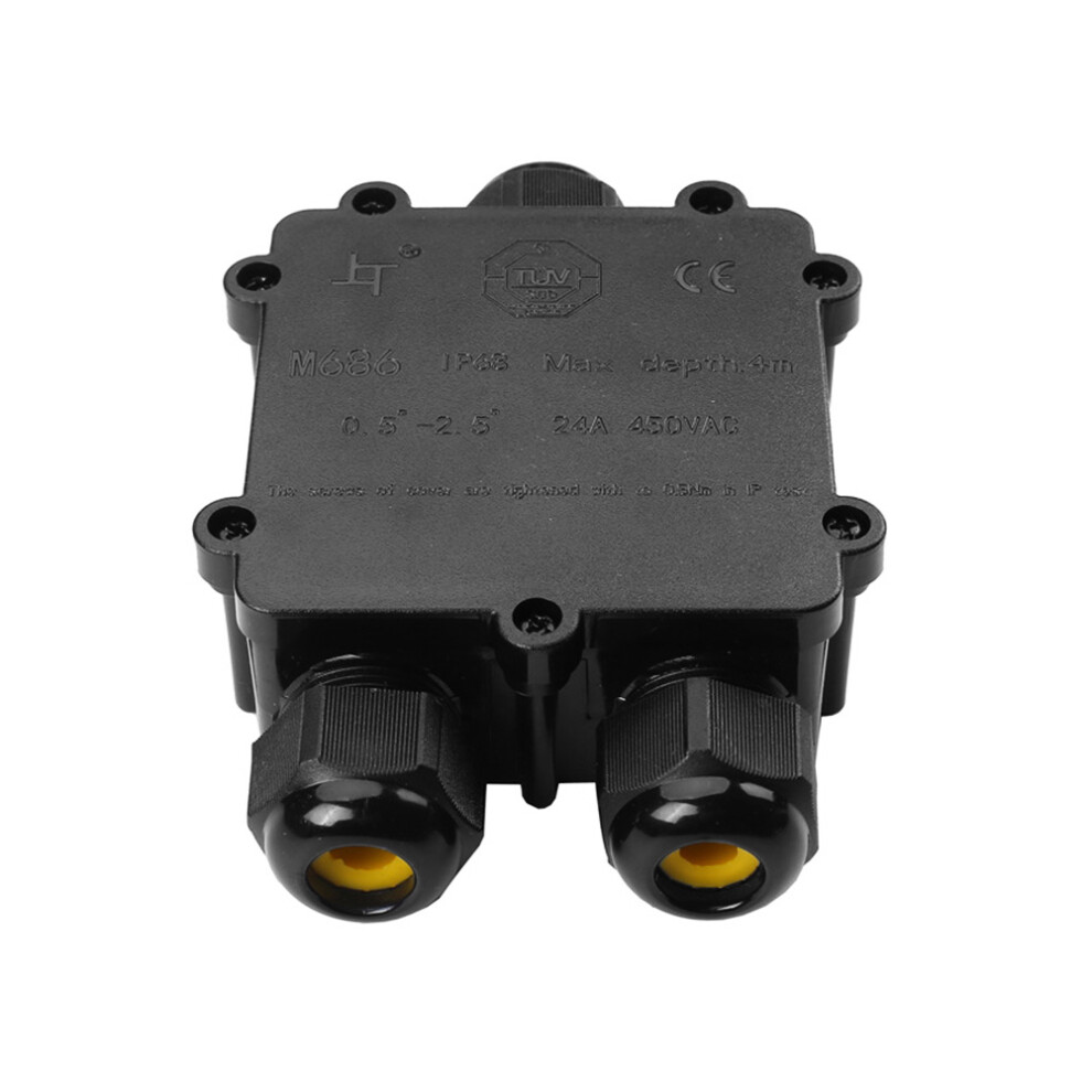 Electrical Cable Connector Ip68waterproof Junction Box Outdoor Corrosion Resistance Uv Resistant Weatherproof Electrical Box Dust Proof Flame 9009879082262