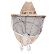 Outdoor Beekeeping Supplies Lightweight Breathable Mesh Hat For Apiarists Unobstructed View With Elastic Shoulder Straps