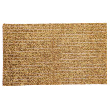 Coarse Non-Shedding Doormat in Natural Coconut Fiber, Blank Canvas for Personalized Welcome Mats, Durable Heavy Duty Mat with Non Slip Technology for