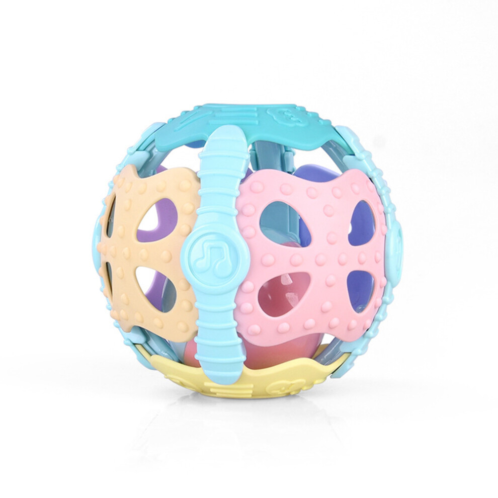Sensory Developmental Toys Baby Teething Toys Montessori Learning Developmental Toy Infant Sensory Chew Rattles Soft Rubber Internal Bells for