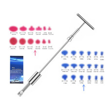 Outil de débosselage sans peinture, kit d'extracteur de bosses en T pour voitures, camions, motos et appareils métalliques. Solution universelle de