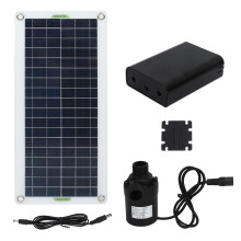 Environmental Friendly Solar Powered Water Pump DC Brushless Motor Solar Kit High Efficiency Submersible Water Pump Durable Material Wide Application