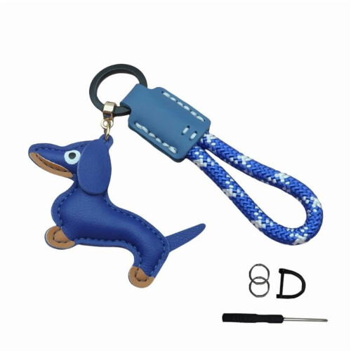 Porte-clés en cuir teckel – 1 pièce 2