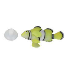 Luminous Underwater Decoration with Realistic Swimming Motion, Non Toxic Aquarium Ornament, Heat Resisting Silky Fish Ornament for Home and Office