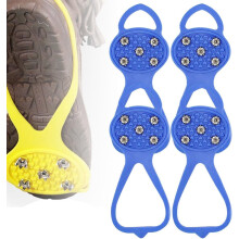 Ice Traction Cleats Non-Slip with 5 Steel Nails and