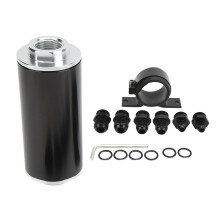 Universal Fitment Inline Fuel Filter Removable And Reusable Cleanable Fuel Filter Powerful Filtration Function Corrosion Resistant For Performance