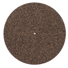 Schonere audio-uitvoer draaitafelmat, schokbestendige kurkrubber slipmat, antistatische slipmat met gedempte resonantie, strakkere basweergave en