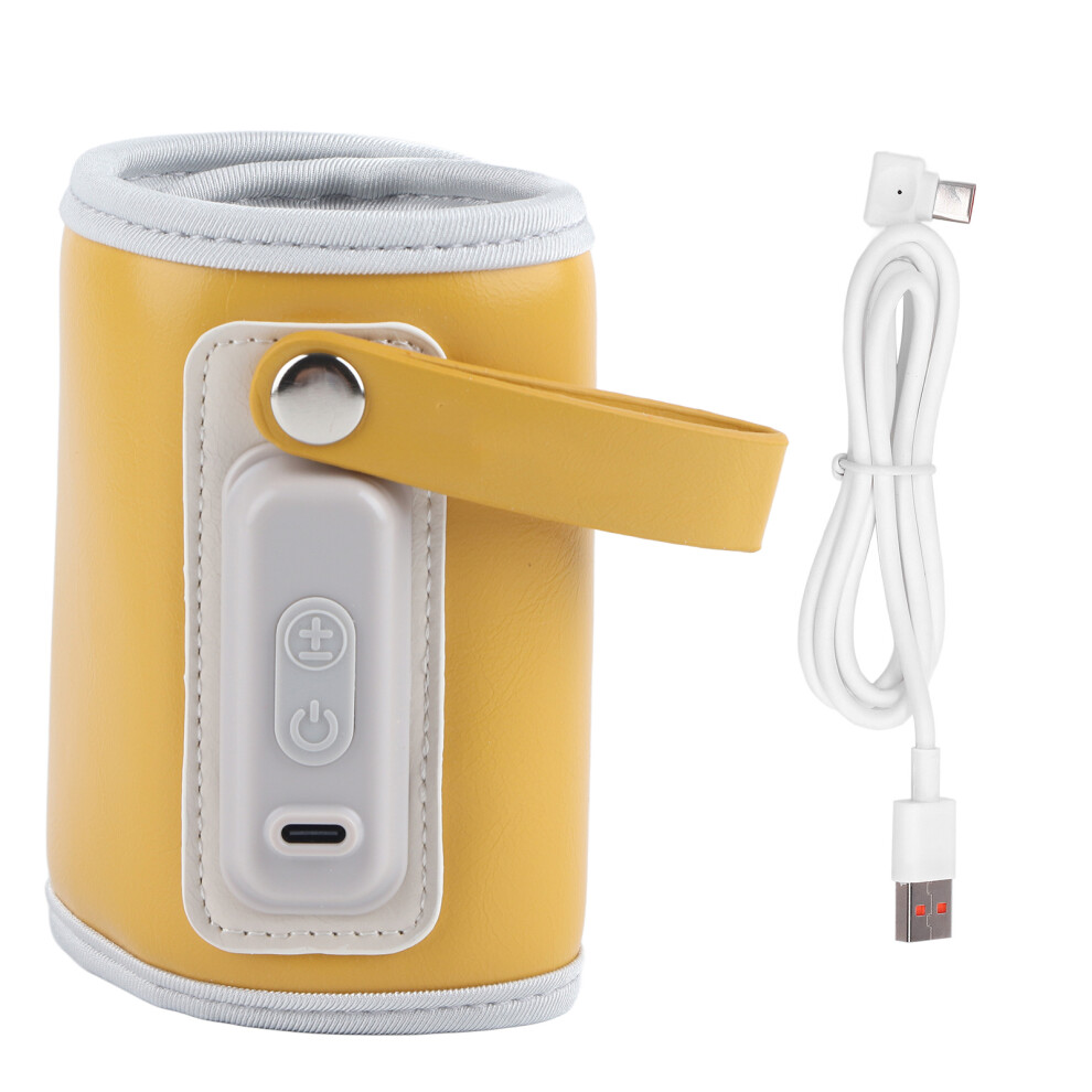 Temperature Adjustment Bottle Warmer USB Powered Portable Baby Milk Heat Keeper Insulation Cover Safe Material Gift Idea For Newborn Versatile
