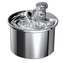 Stainless Steel Cat Dog Water Fountain, Automatic Pet Drinking Bowl With Low Noise Pump And Four Layer Filtration Dishwasher Safe Design Encouraging