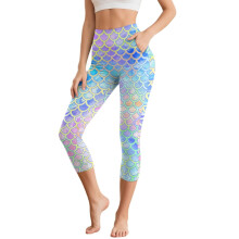Halpikkelynyomott jóga leggings nőknek, sportos edzőleggings, magas derekú jóganadrág sportedzőterembe, L
