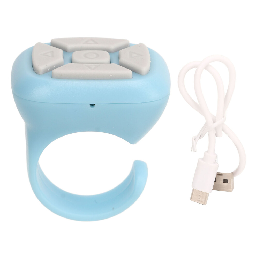 Fingertip Operated Bluetooth Ring Remote Control Compatible With Ios And Android Systems Universal Page Turner And Video Scrolling Tool Selfie Button 9551475315799