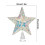 Lighted 5-Point Star Tree Topper, Iron Frame, Multicolour 5