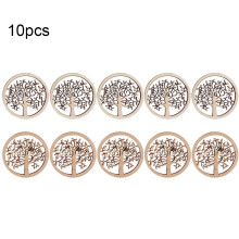 DIY Tree Of Life Wooden Cutouts Eco Friendly Embellishments For Scrapbooking Table Decor Natural Wood Handcrafted Multi Purpose Projects
