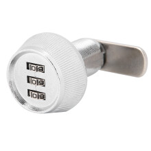 Solid Metal Construction Lightweight Combination Cam Lock Cabinet Lock With3Digit Code Keyless Security Locks Pick Proof Durable Rust Resistant