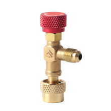High Quality Brass Material Flow Control Ball Valve Corrosion Resistance Wide Compatibility Easy Installation Thickened Body Refrigerant Charging