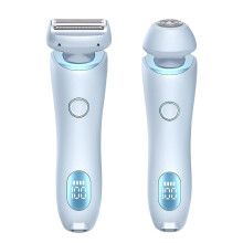 Rasoir électrique portable pour femmes, doux pour la peau, étanche, avec grille flottante 3D et tête de rasage amovible, utilisable sur peau