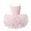 Flickbalettdräkt med kjol rosa 3-4 år 1