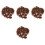 4Ensembles Tapis D'herbe Statique Marron Pour Paysage DIY 5
