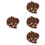 4Ensembles Tapis D'herbe Statique Marron Pour Paysage DIY 7