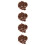 4Ensembles Tapis D'herbe Statique Marron Pour Paysage DIY 9