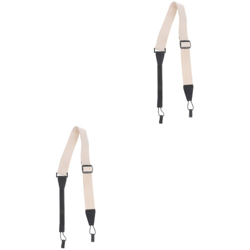 2Stk Klassischer Ukulele Gurt Beige Langlebig Und Sicher 2