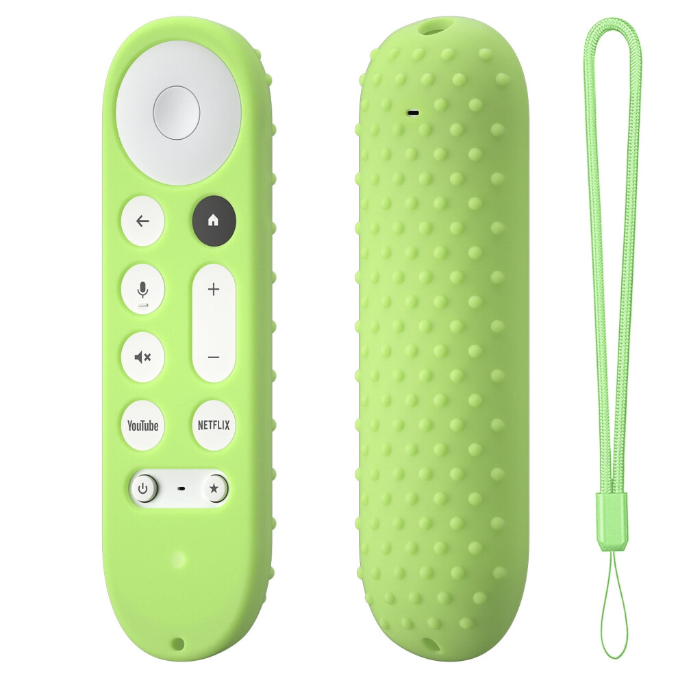 Silicone Remote Controller Cases Protective Covers For Tv Streamer 4K Tv 2024 For Google Gy3le Remote Controller Blue/Green 9170372186518