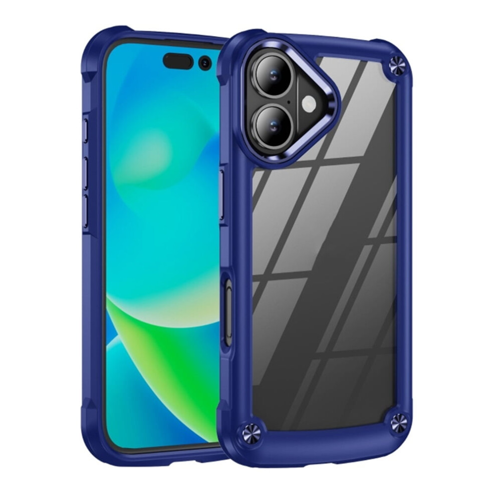 Iphone 16 6.1 Inch Case With Airbag Corners And Alloy Lens 9180435628916
