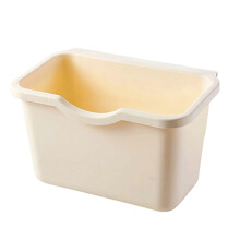Lixeira de cozinha para porta de armário bege