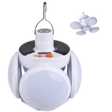 Solar Multi-Functional Emergency LED Light Bulb with USB Charging,Foldable Light Bulb ,Outdoor led Bulbs Ideal for Power Outage,Tent Camping,Fishing