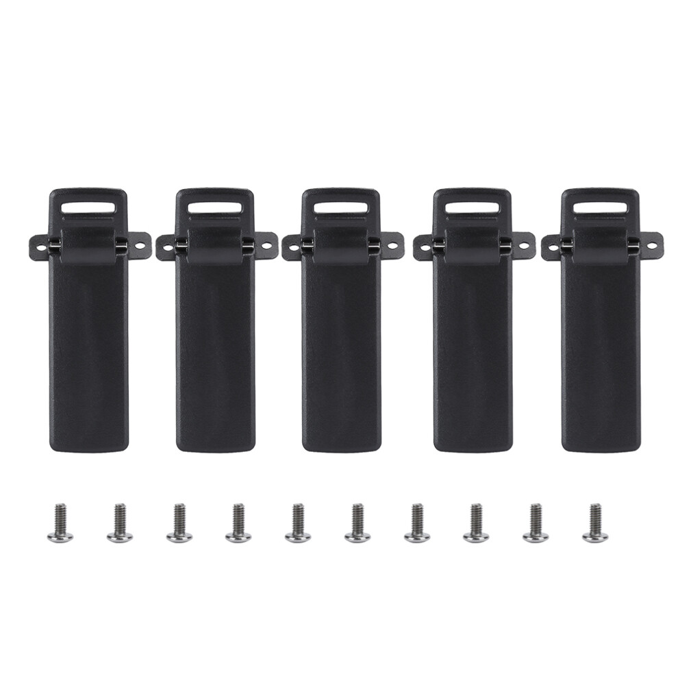 Walkie Talkie Back Clip, Belt Clip For Two Way Radio Strong Toughness Not Easy To Break And Deform High-Quality Materials Durable Environmentally 9071309430431