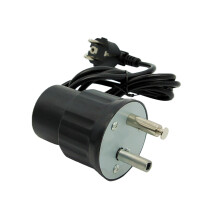 Motor para espeto giratório de churrasco AC220V50Hz, estrutura metálica compacta, fácil de usar, kit para espeto giratório com operação segura