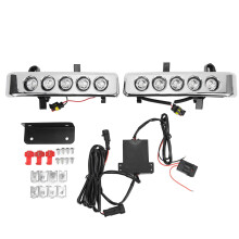 Mistbestendige LED-dagrijverlichting voor de voorbumper met spotbundel, waterdichte aluminium behuizing, eenvoudige installatie, lange levensduur,