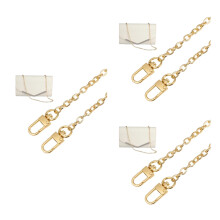 3Stk Goldene Handtaschen Kette Metallband Vielseitiger Schultergurt