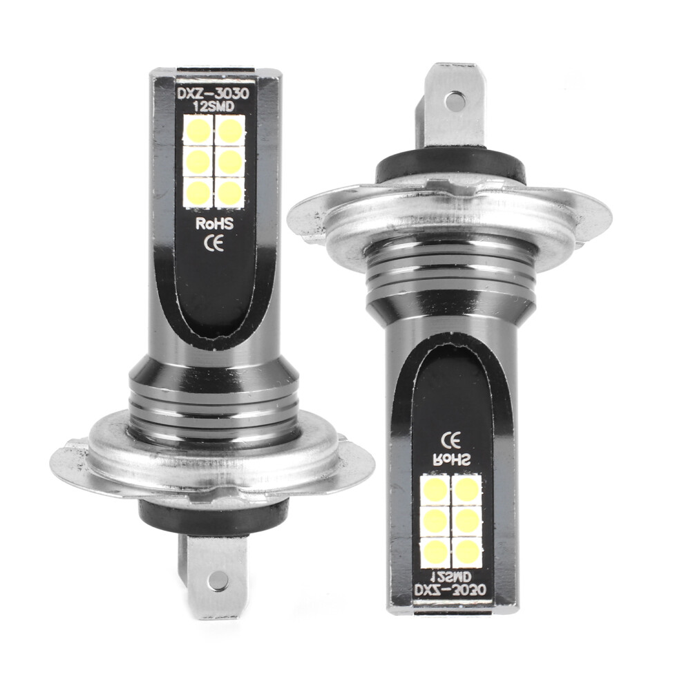 Led Fog Bulbs H7, Cold Color Temperature, Easy Install Direct Replacement, Ip68waterproof And Dustproof Rated, Long Lasting Automotive Light/White 9009879071679