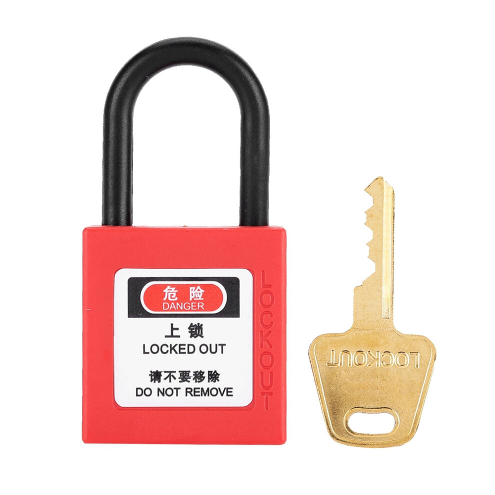 Corrosion Resistant Lockout Tagout Locks Safety Padlock Tamper Proof Non Conductive Industrial Environments Insulated Security Tool With Key 9009879070832