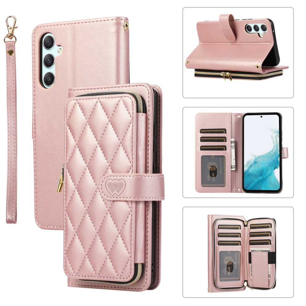 Leather Wallet Case For Samsung Galaxy S25 5G With Strap 9 9180435630384