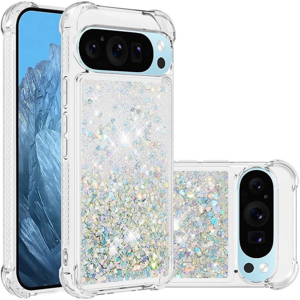 Glitter Liquid Quicksand Tpu Case For Google Pixel 9 Pro 9180435630841