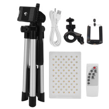 Adjustable Tripod With Tilt Motion Panhead And Fast Setup For Photographers Influencers And Remote Workers Durable Aluminum Construction With Easy