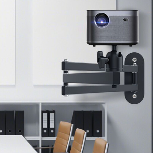 Flexible Projector Wall Bracket Wall Mount Holder Enhances Heavy Load Folding Bracket for Optimal Viewing 1