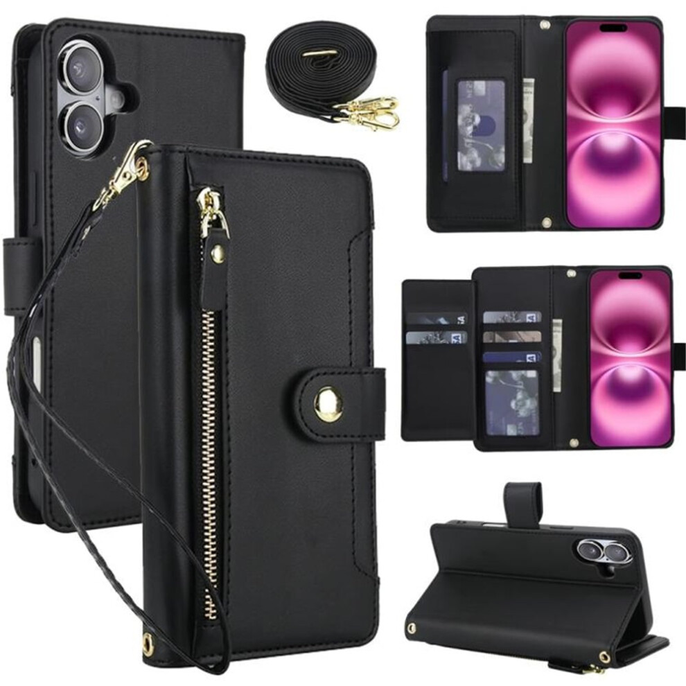 Rfid-Blocking Iphone 17 Wallet Case 6.3 Inch Black 9180435631237